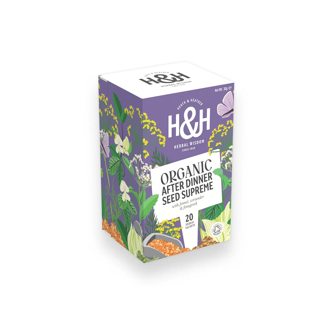 H&H  Organic After Dinner Seed Supreme  Herbal Tea,   20 Bags