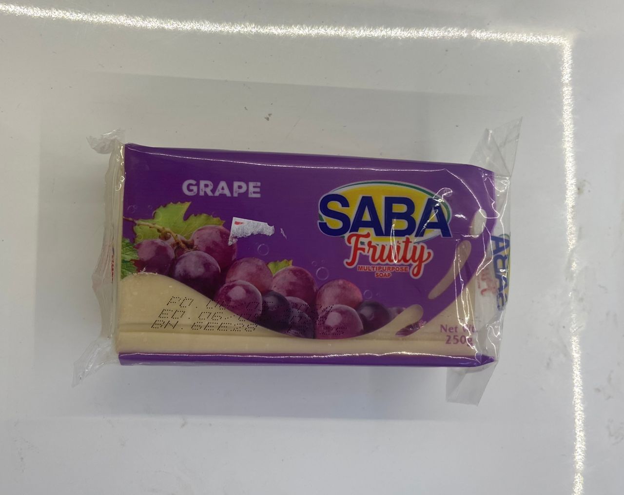 Saba grape soap product photo – Buy online at Beks Ghana