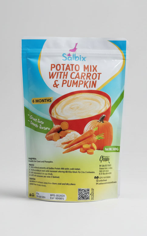 Salbix Potato with Carrot and Pumpkin 350g Single packaging - available at Beks Ghana