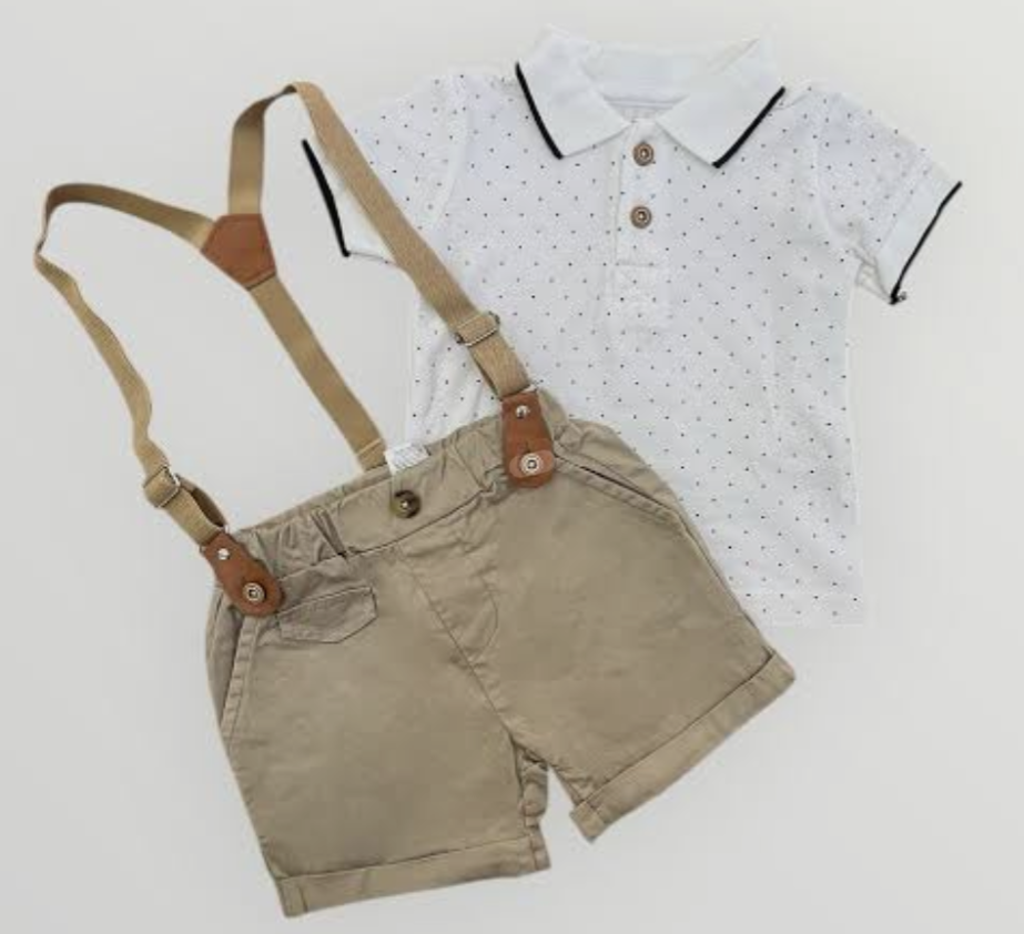 Cute Koala Baby 2 piece set with braces