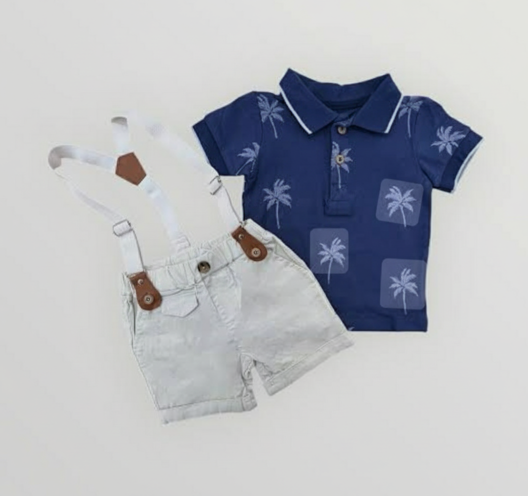 Cute Koala Baby 2 piece set with braces