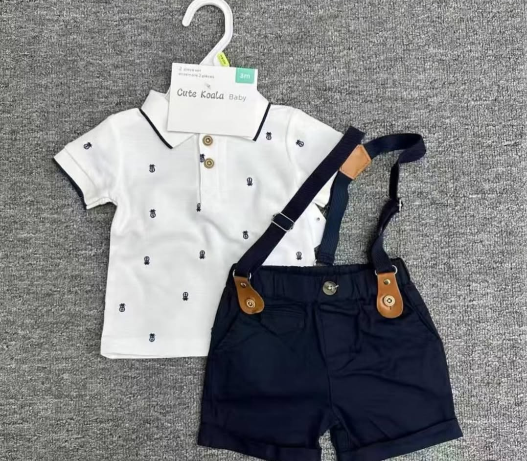Cute Koala Baby 2 piece set with braces