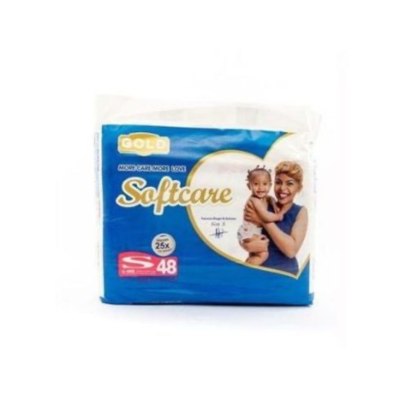 Softcare Gold Hospital Pack Small (12pcs X10) – diaper product photo at Beks Ghana