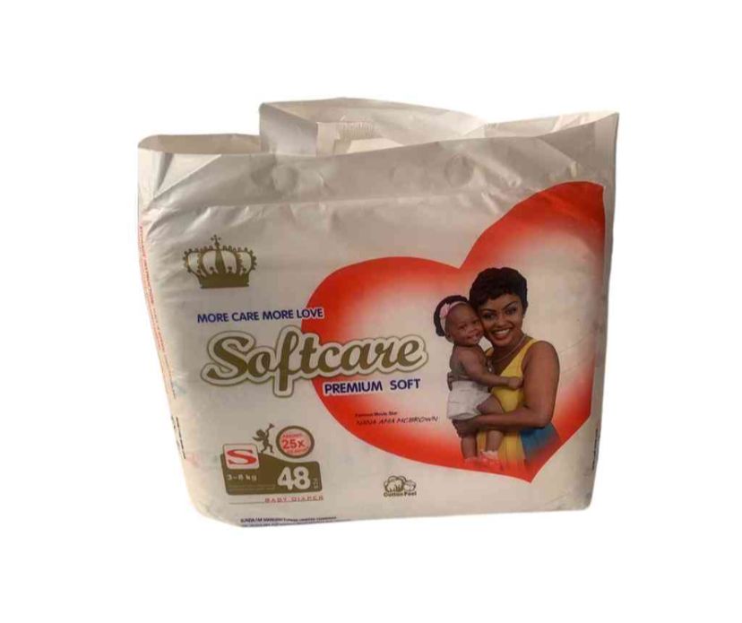 Softcare Premium Pack Small – diaper product photo at Beks Ghana