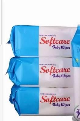 Softcare Baby Wipes 100pcs – diaper product photo at Beks Ghana