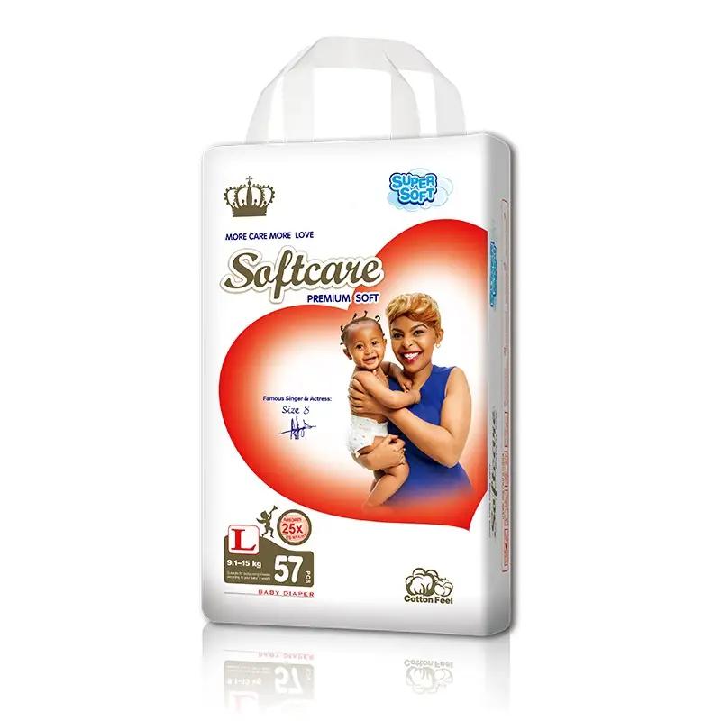 Softcare Premium Soft (12pcs X 10)  Large – diaper product photo at Beks Ghana