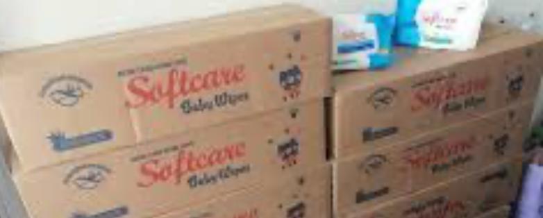 Softcare Baby Wipes 125 x 12 (Box) – diaper product photo at Beks Ghana