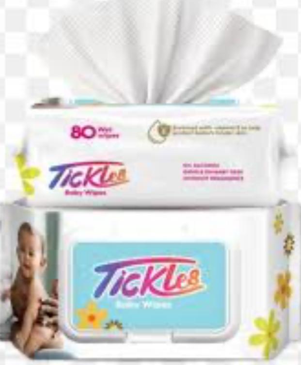 Tickles baby Wipes (80pcs) – diaper product photo at Beks Ghana