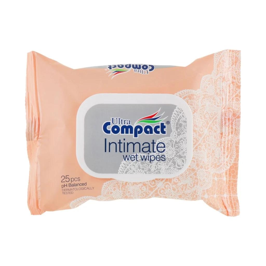 Ultra Compact Intimate Wipes 25pcs – diaper product photo at Beks Ghana