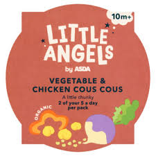 Little Angels Vegetable & Chicken Cous Cous 10m+