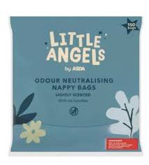 Little Angels Odour Neutralising Nappy Bags