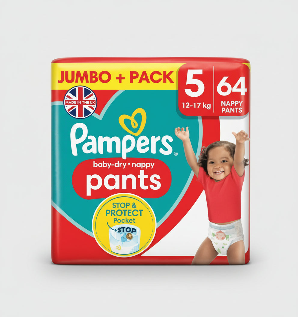 Pampers Baby- Dry Nappy Pants Size 5 64pcs
