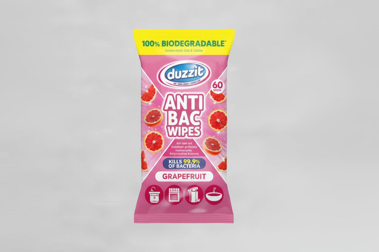 Duzzit Anti-Bac Wipes Grapefruit 60pack