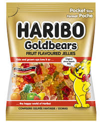 Haribo Gold bears  Fruit Flavoured Jellies 80g