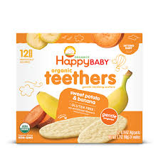 Happy Baby Organic Teethers Sweet Potato & Banana