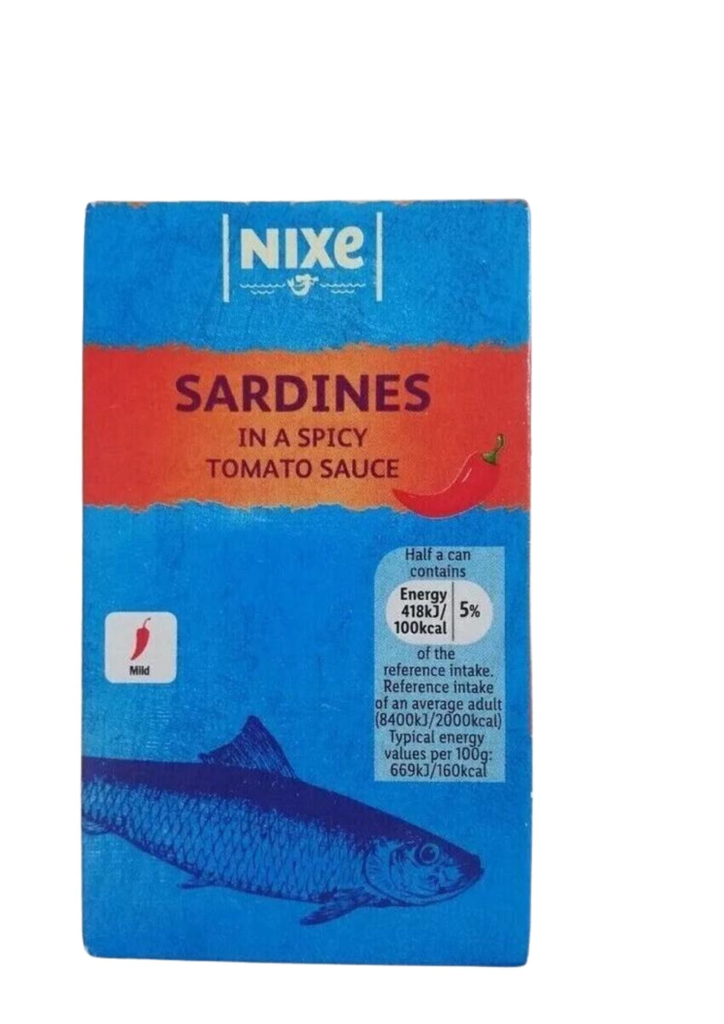 Nixe Sardines in a spicy tomatoe sauce product photo – Buy online at Beks Ghana