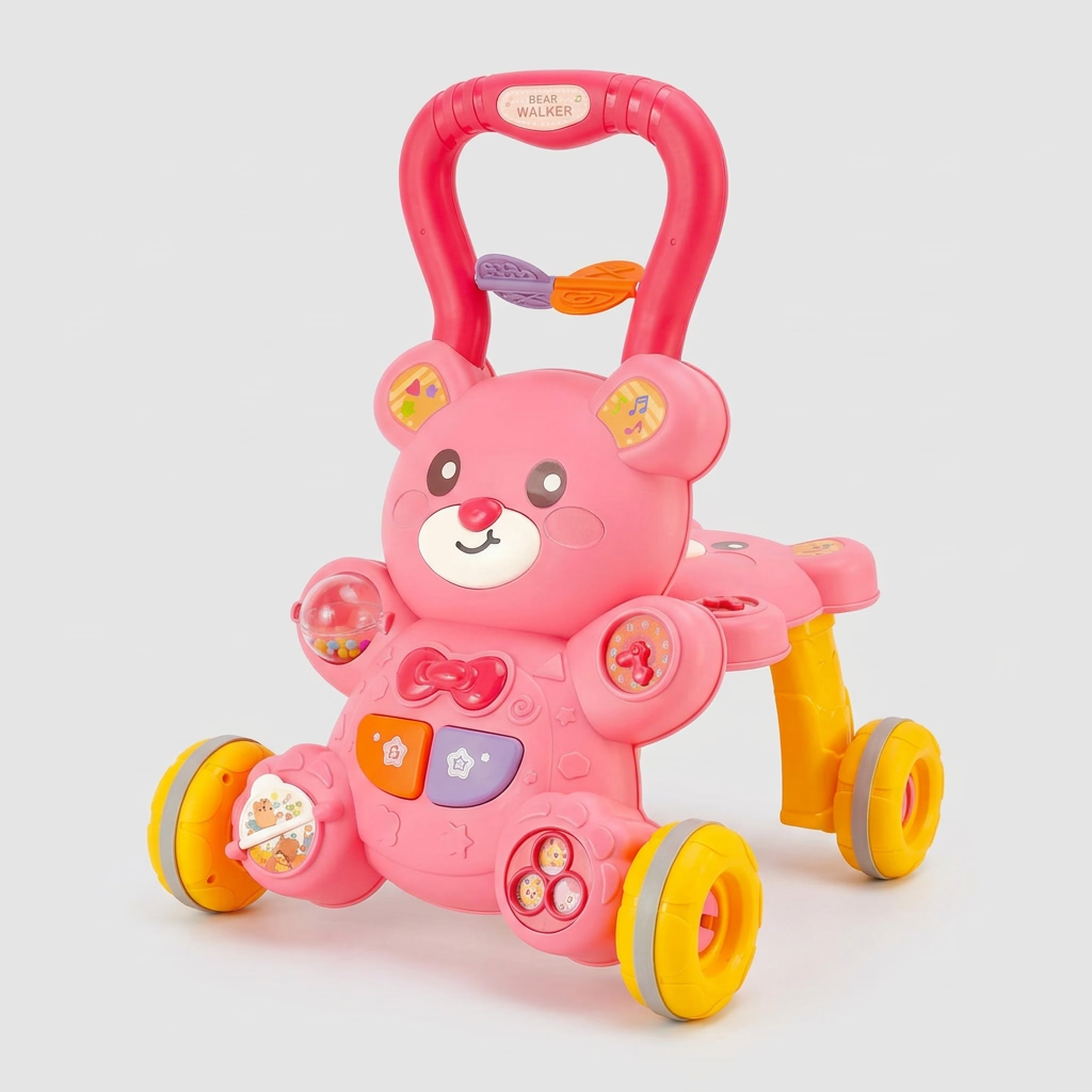 Bibi-inn 2-in-1 Baby Bear Walker & Activity Game Table 0m+