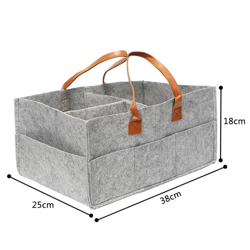 Multi Functional Diaper Caddy Bag - Storage  18cm x 38cm x 25cm