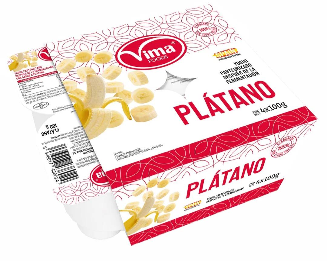 Vima Banana Yoghurt 4 x 100g