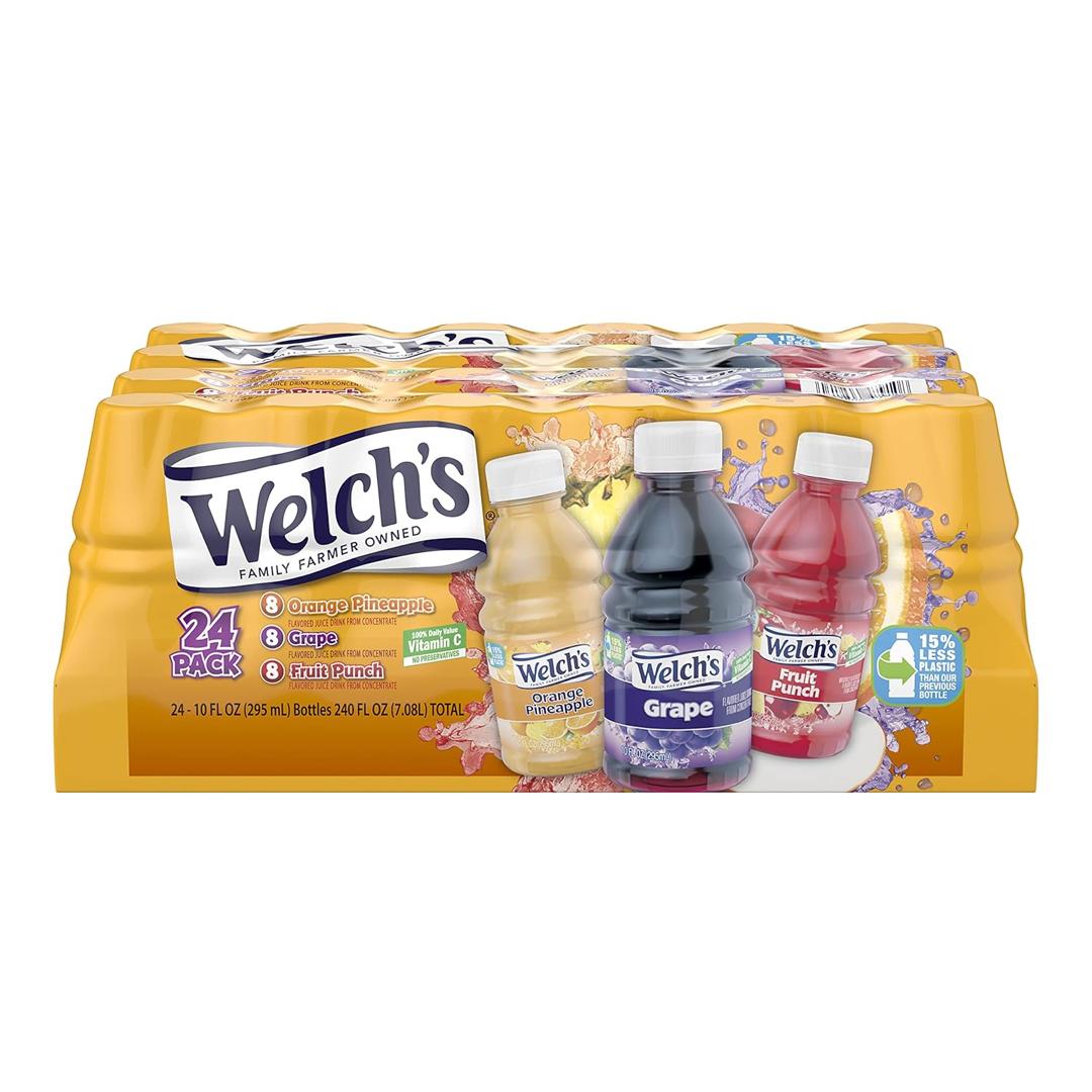 Welch's Juice Drink Variety Pack (24 x 295ml).