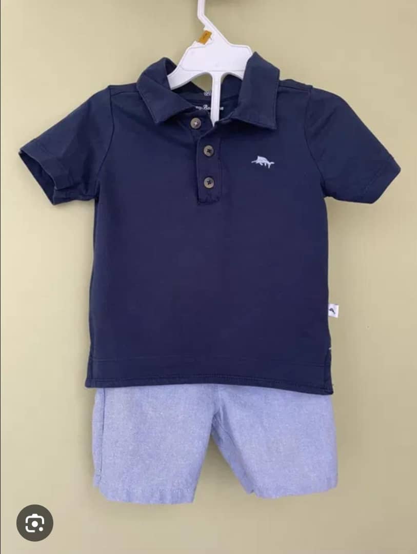 Tommy Bahama Kids 2 piece ( polo + shorts)