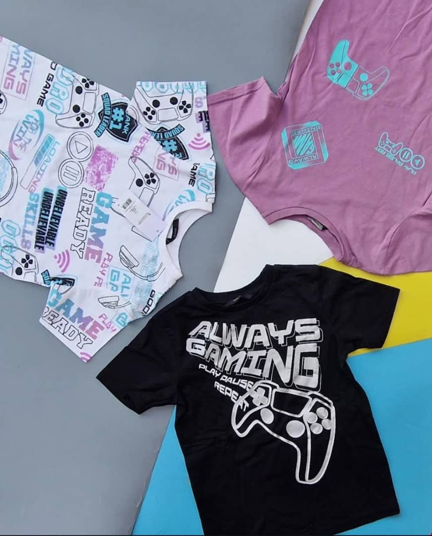 George ( round neck t shirts) 5-6 years ( Three set)