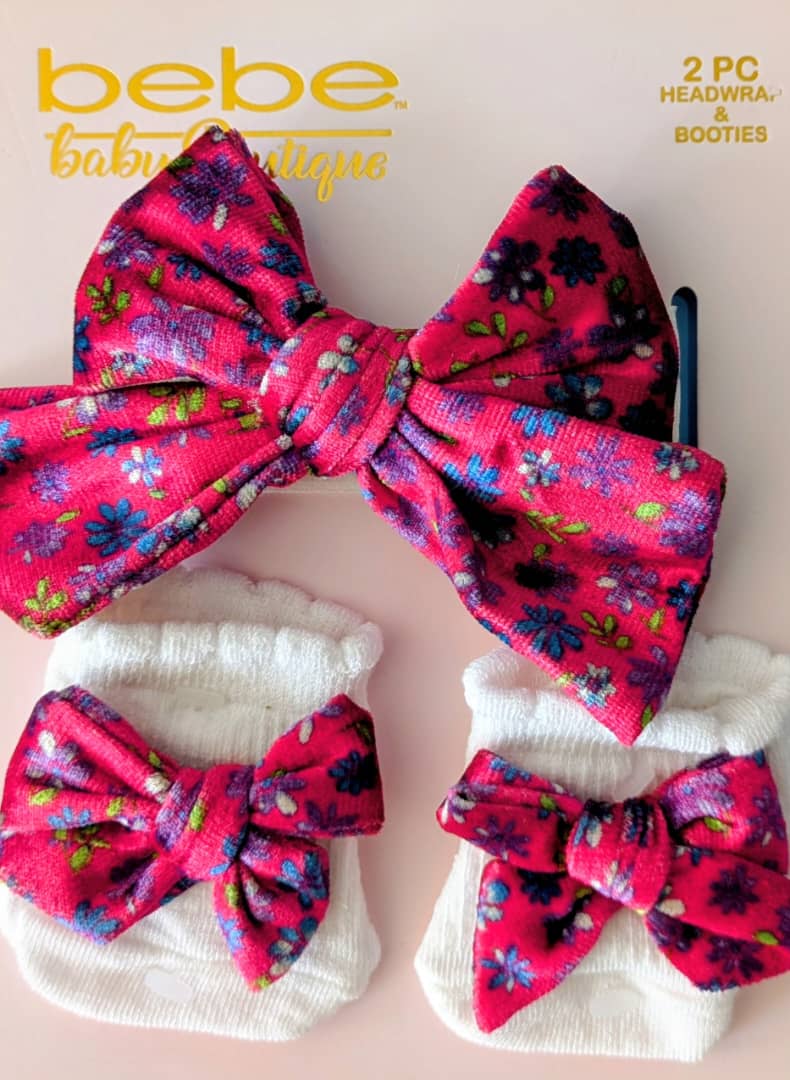 Bebe Baby Boutique (Bow & 2 socks)