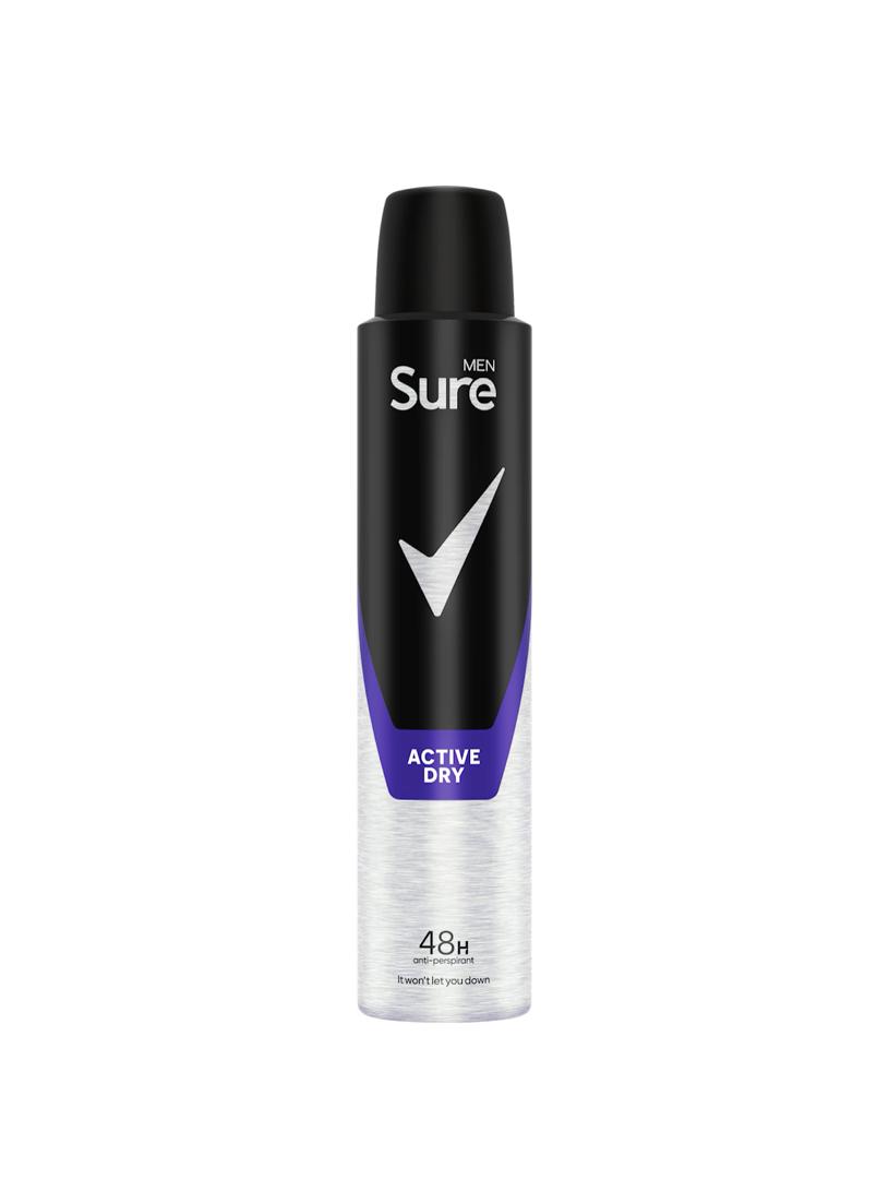 Sure Men Active Dry 250ml