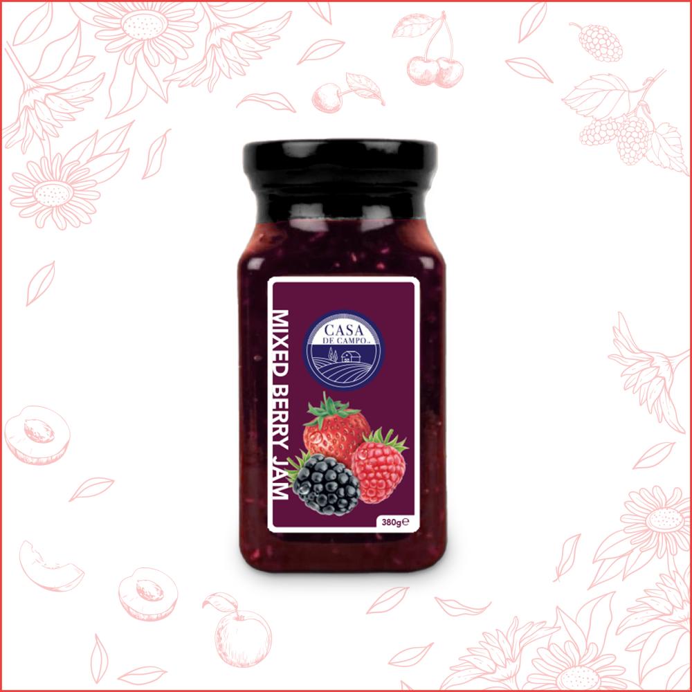 Casa De Campo Mixed Berry Jam 380g