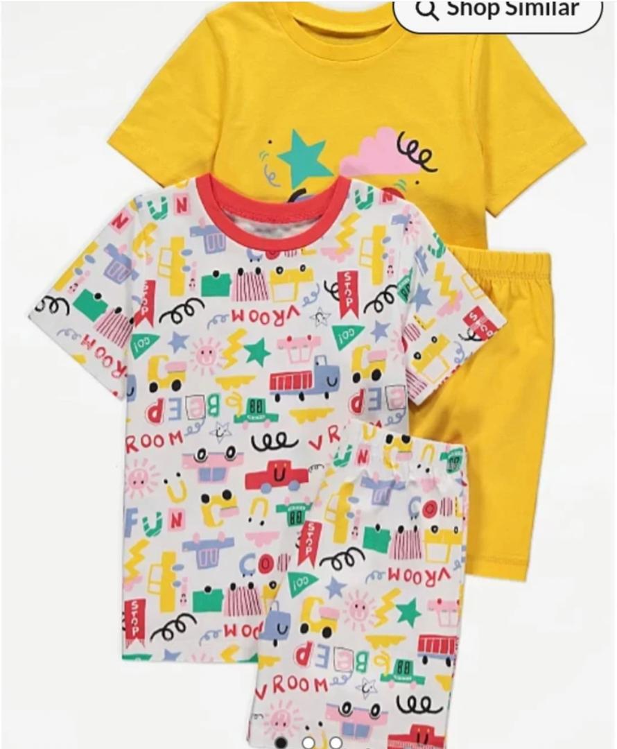 George Kids Pyjama Set (Top & Down shorts)