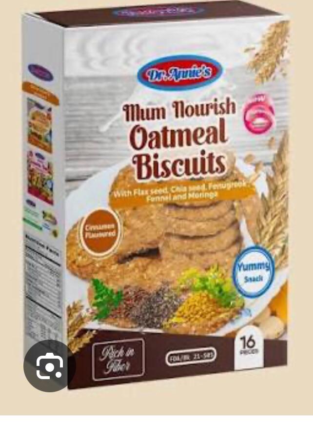 Dr. Annie's Oatmeal Biscuits 16 pieces