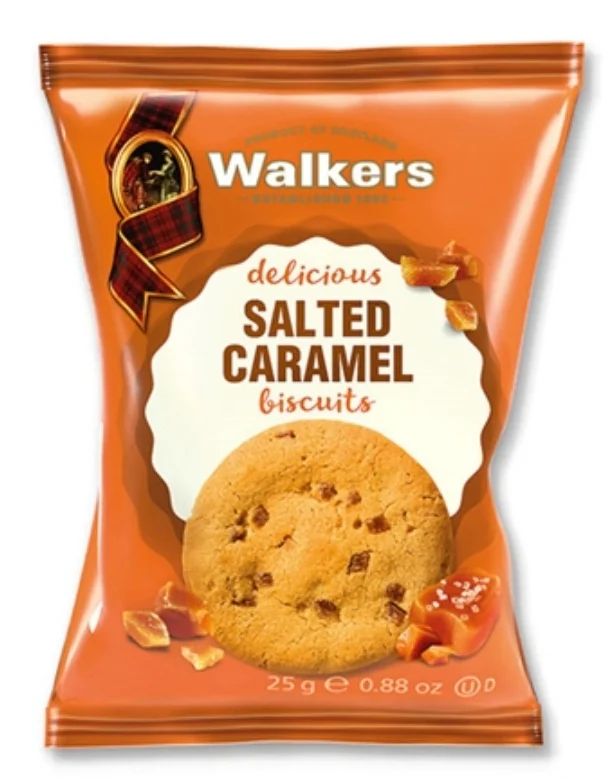 Walkers Delicious Salted Caramel Biscuits 25g