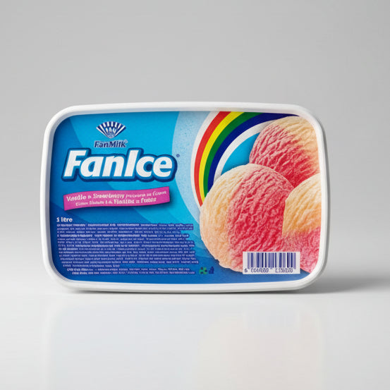 Fanice Vanilla & Strawberry 1L