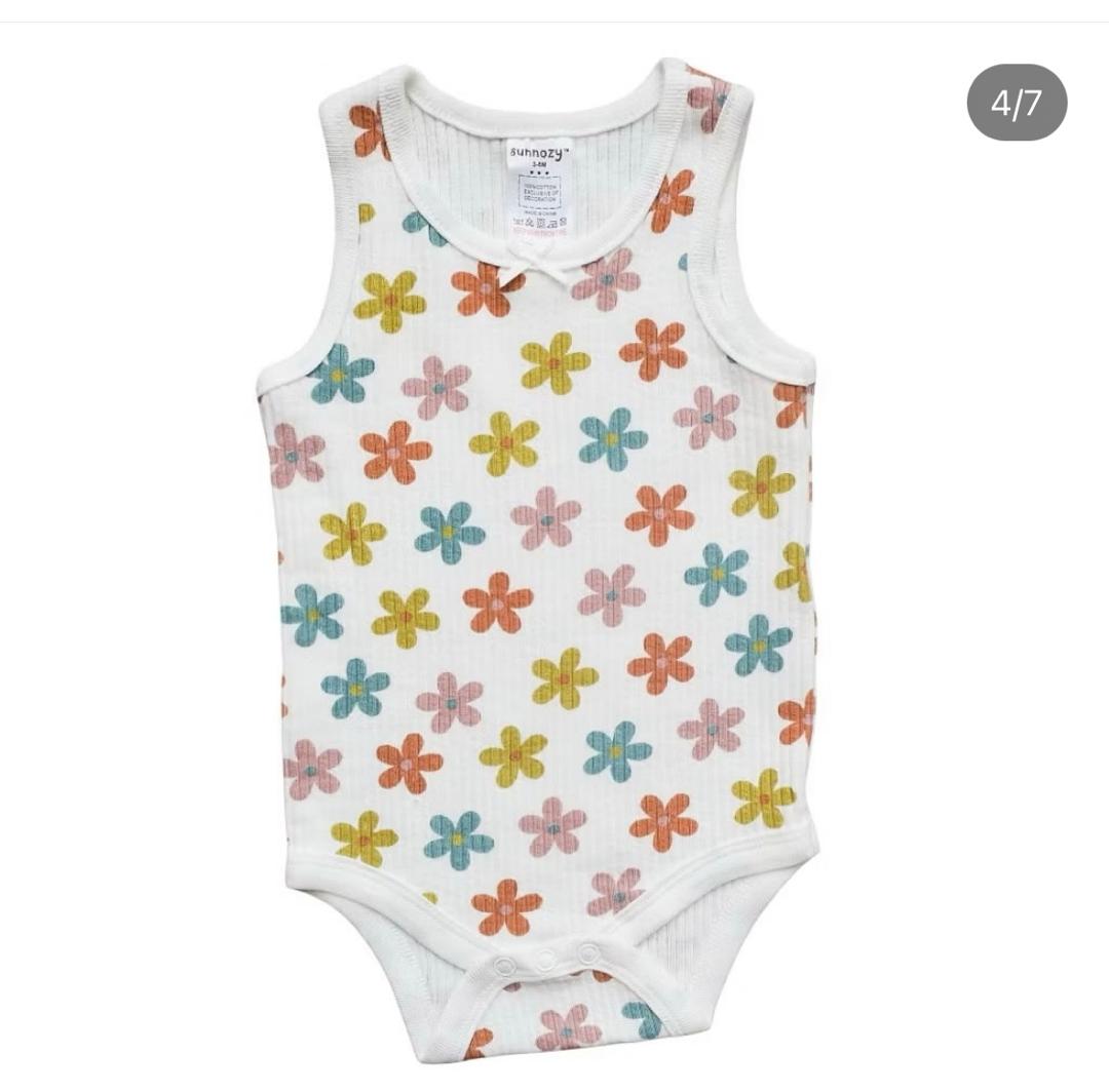 Sunnozy 3pcs  Bodysuit Vest
