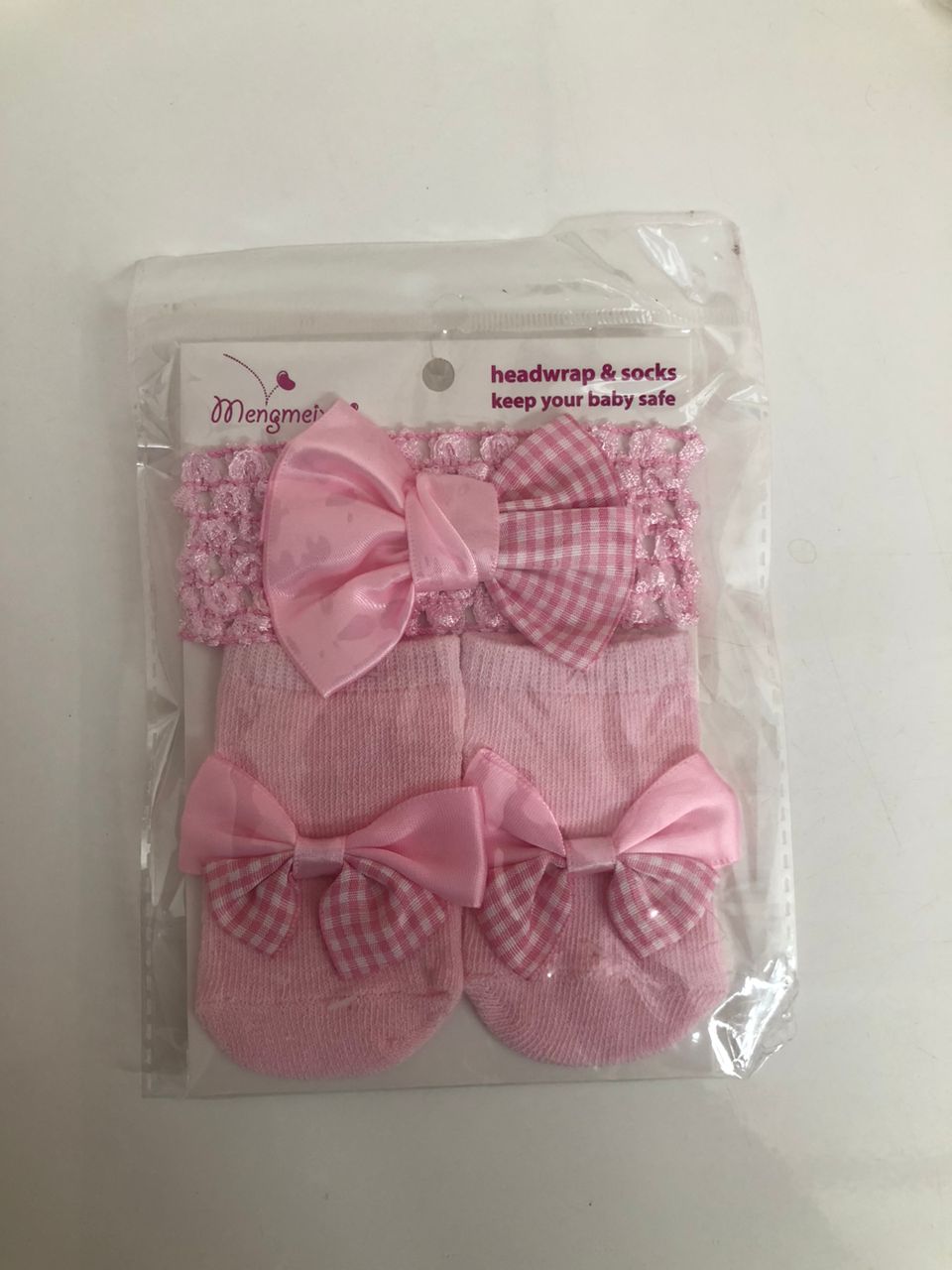 Mengmeixin Child headwrap & socks