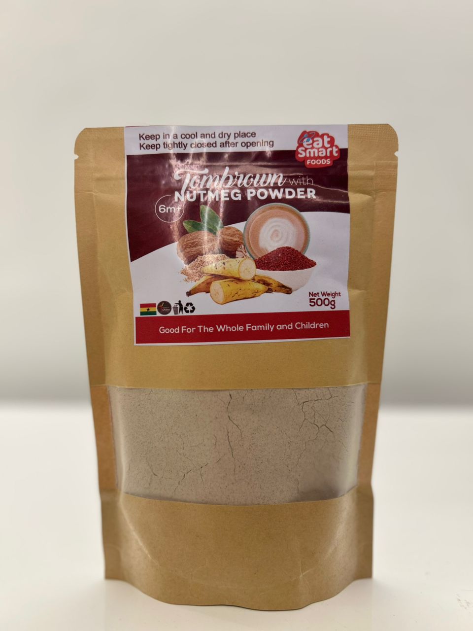 Eat smart Tom brown with nut Meg powder (400g)Single packaging - available at Beks Ghana