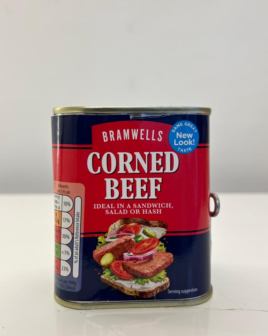 Bramwells corned beef 340 g product photo – Buy online at Beks Ghana