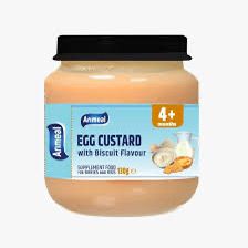 Arimeal Egg Custard with biscuits flavour 130g Single packaging - available at Beks Ghana
