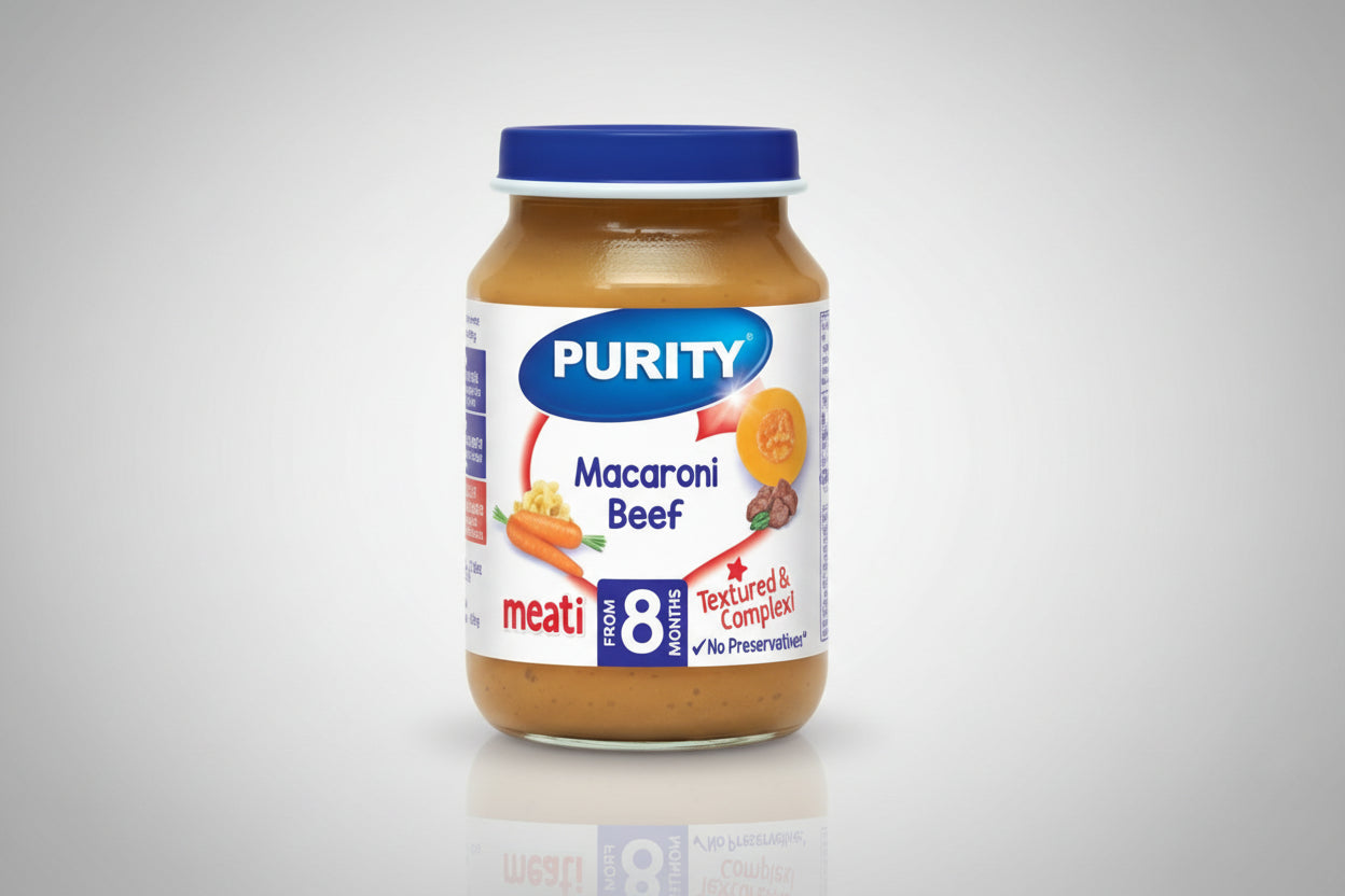 Purity Medium macaroni Beef (200ml x 6×4) Box