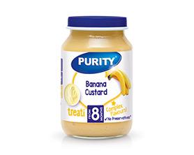 Purity Medium Banana Custard Pack (200ml x 6) packaging - available at Beks Ghana