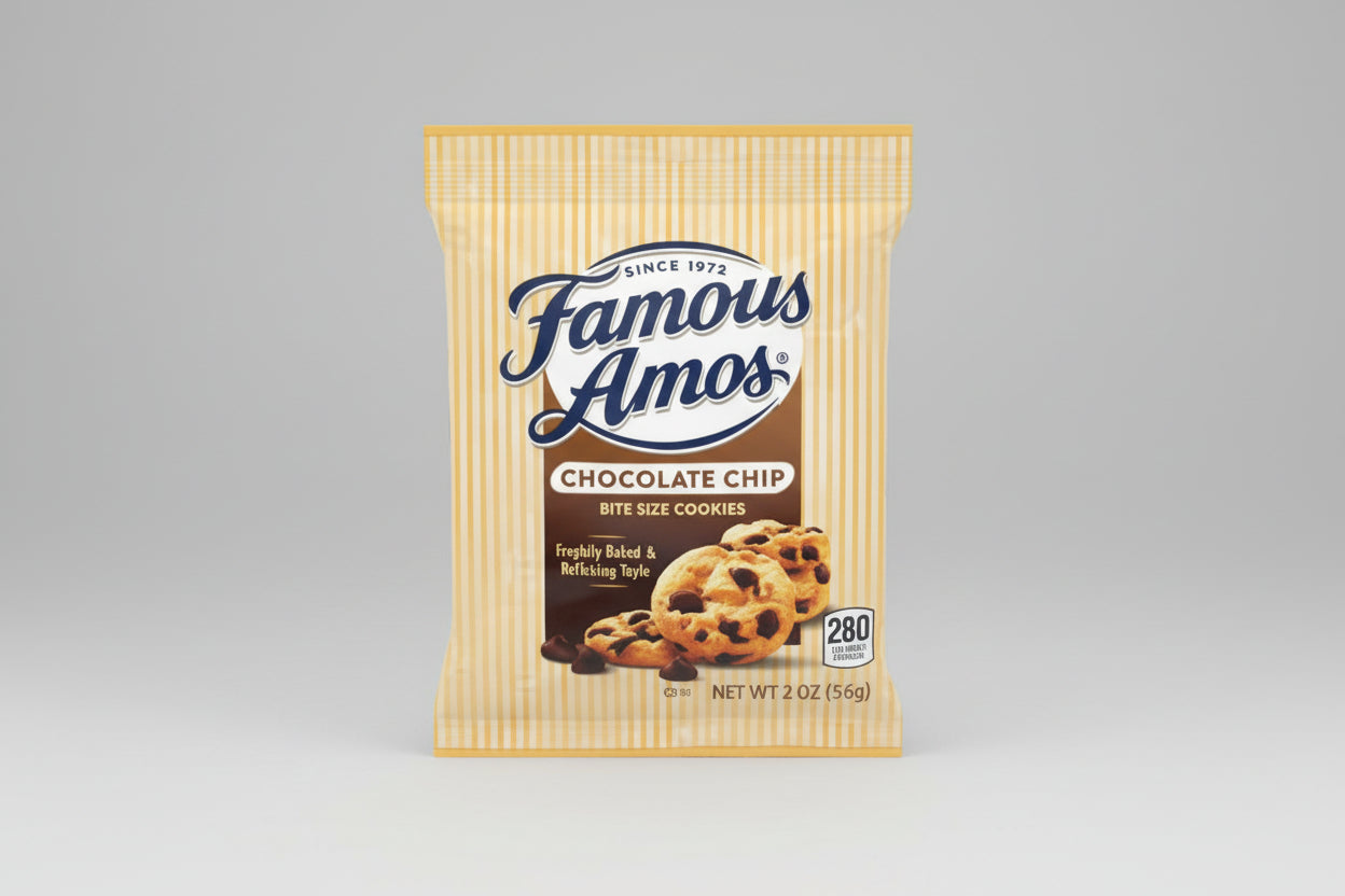 Famous Amos Chocolate Chip 56g Single product photo – Buy online at Beks Ghana