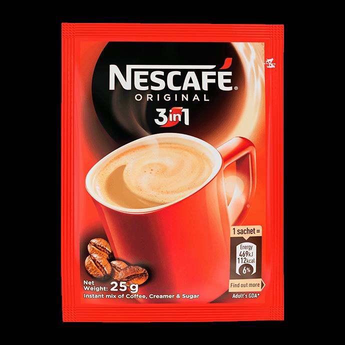 Nescafe Original 3 in 1 (Strips) 35 g product photo – Buy online at Beks Ghana