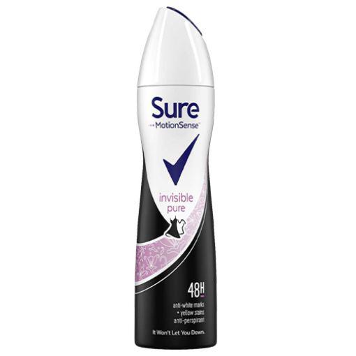 Sure motion sense invisible pure 250 ml Single product photo – Buy online at Beks Ghana