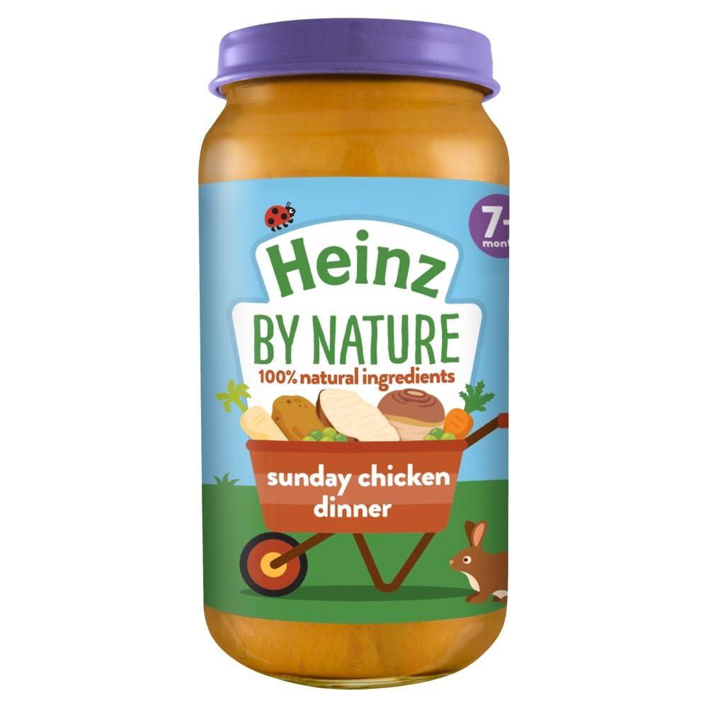 Heinz Diner Sunday Chicken 7m+(200gÃ—6) pack packaging - available at Beks Ghana