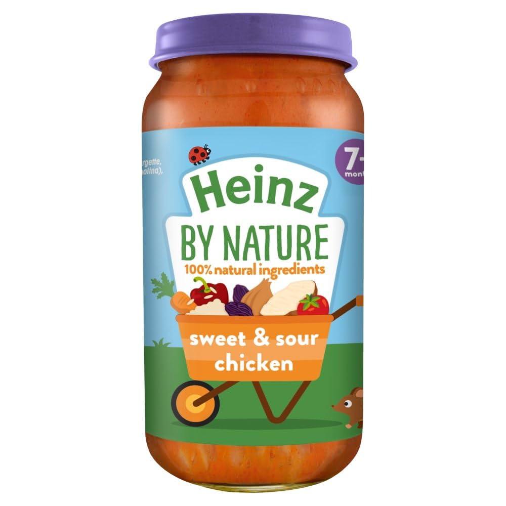 Heinz Diner sweet & sour chicken 7m+(200gÃ—6) pack packaging - available at Beks Ghana