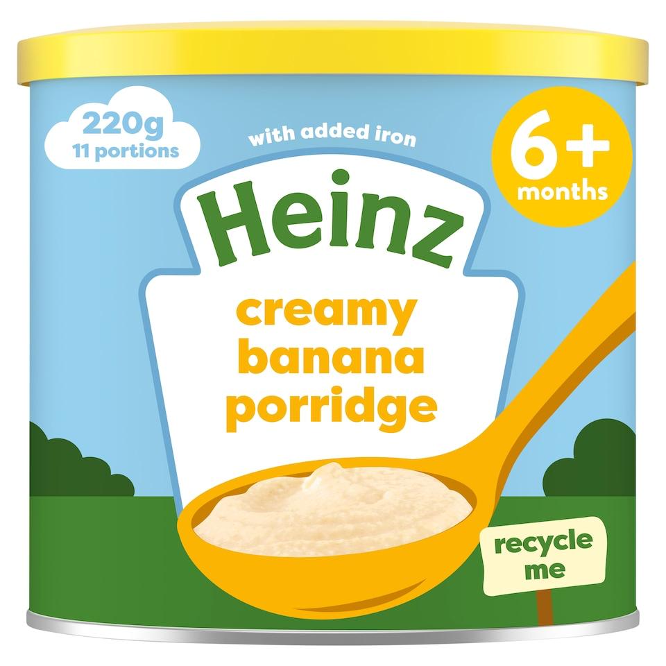 Heinz Cereal Creamy Banana porridge ( 200g x 3) Pack packaging - available at Beks Ghana