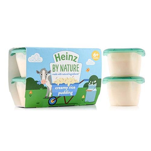 Heinz Fruit Pots Creamy Rice pudding (100g x 3 x4) Box packaging - available at Beks Ghana