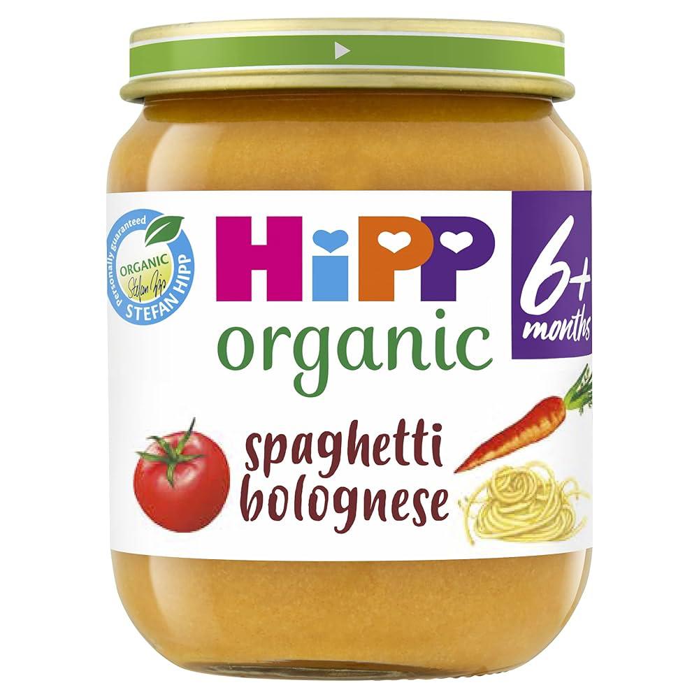 Hipp Organic Spaghetti Bolognese (125g) single packaging - available at Beks Ghana