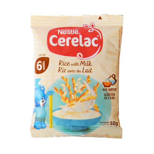 Cerelac strip Rice Ghana (50g) single packaging - available at Beks Ghana