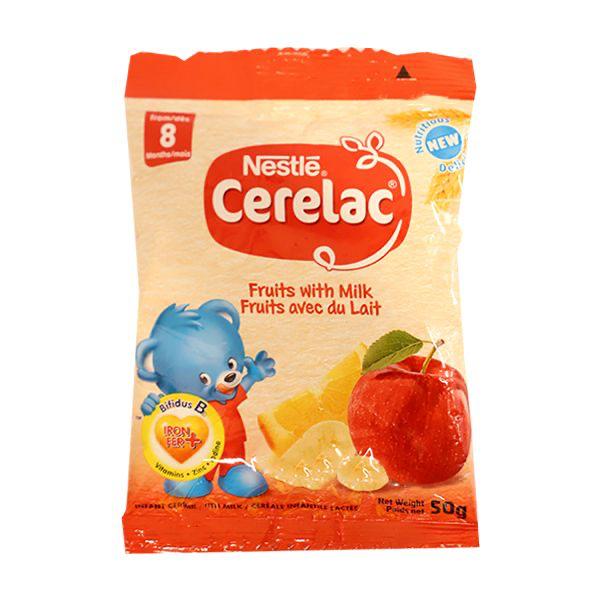 Cerelac strip Fruit Ghana (50g) single packaging - available at Beks Ghana